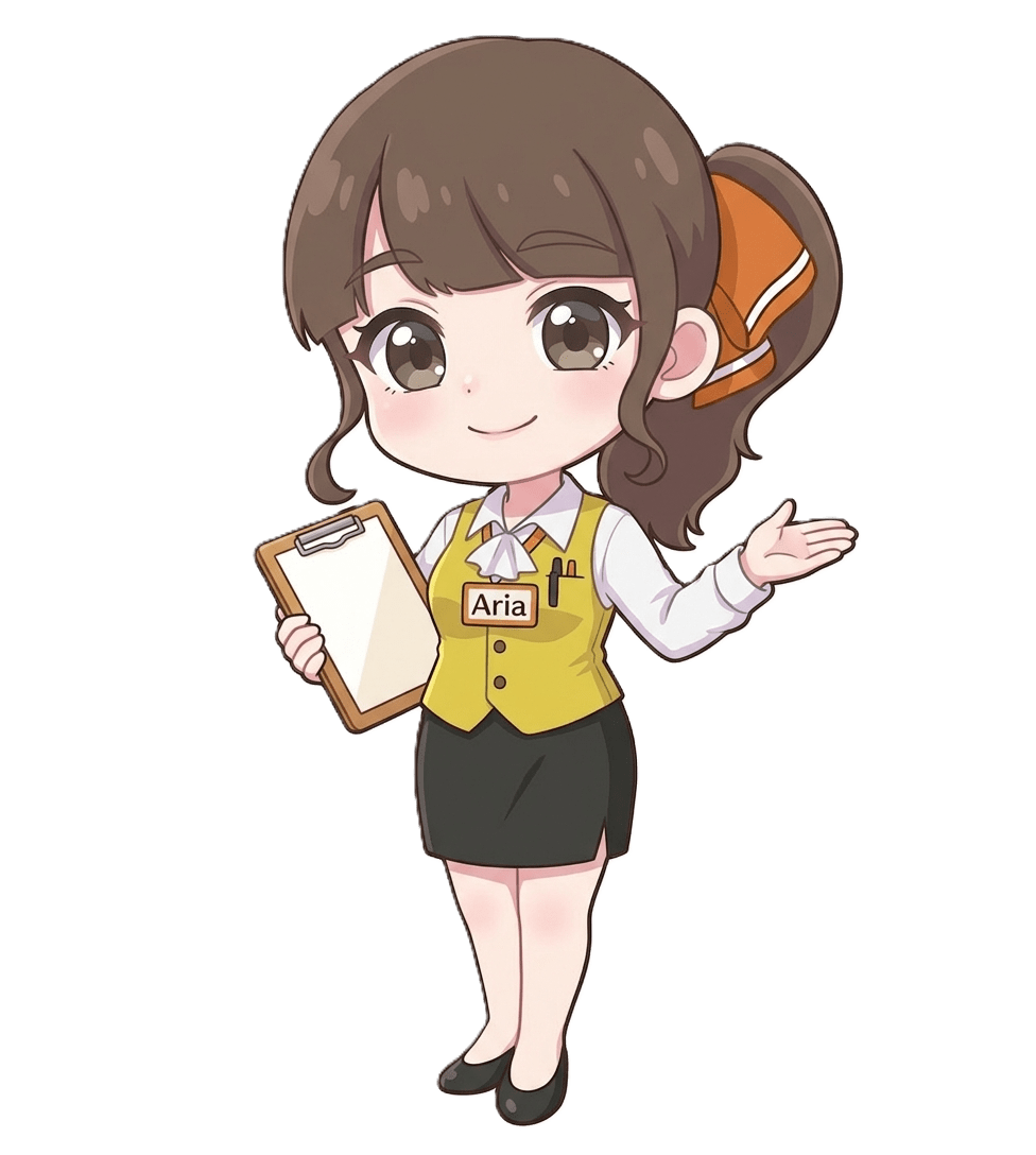 即日アリアちゃんのキャラクター